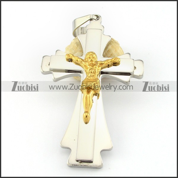 Stainless Steel Cross Pendant -p000694