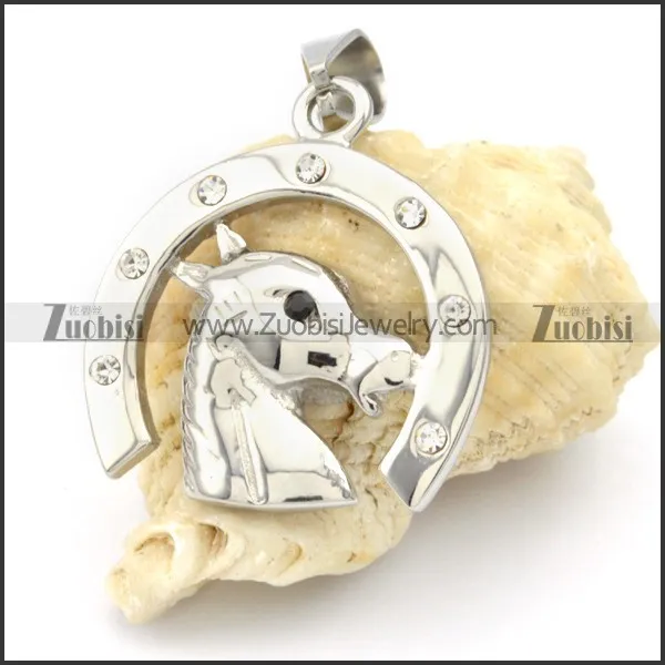 Stainless Steel Horse Pendant -p000313