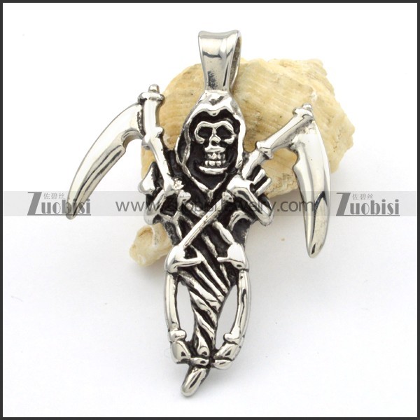 Stainless Steel Death's Pendants -p000423