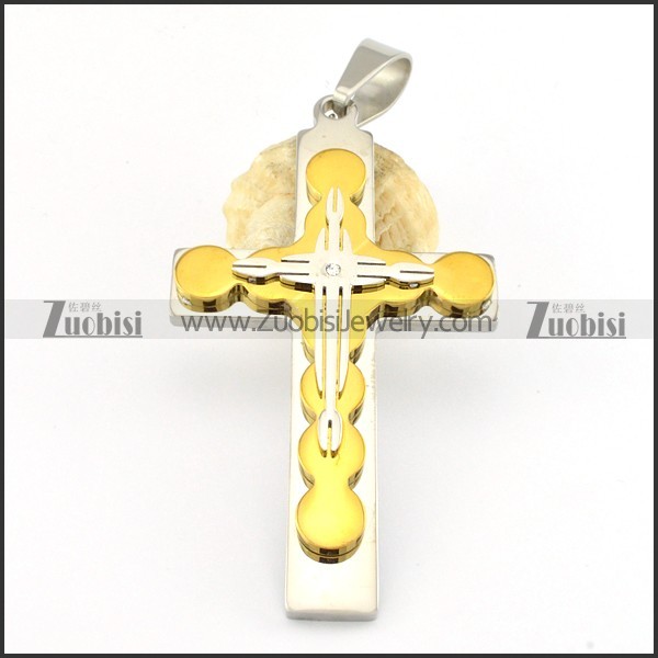 Stainless Steel Cross Pendant -p000681