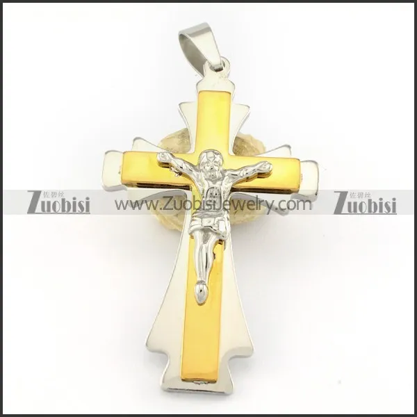 Stainless Steel Cross Pendant -p000693