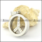 good quality 316L Steel The sign of peace  Pendants - p000492