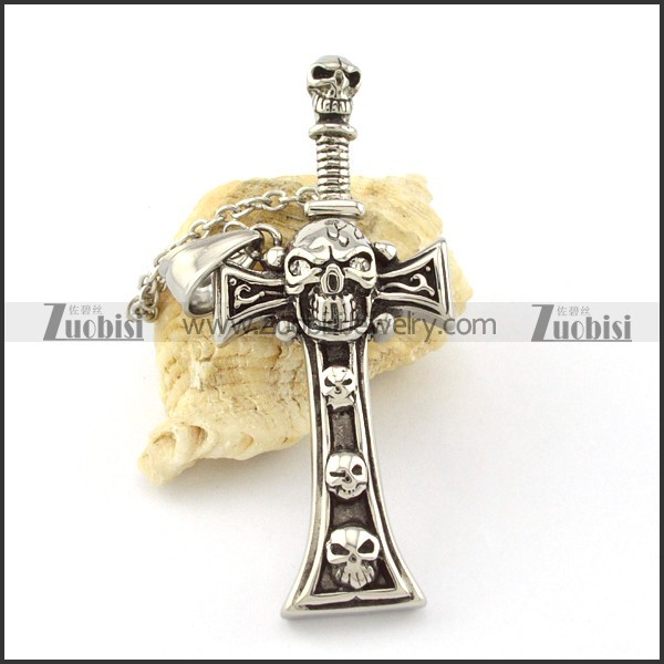 Stainless Steel Cross Pendant -p000766