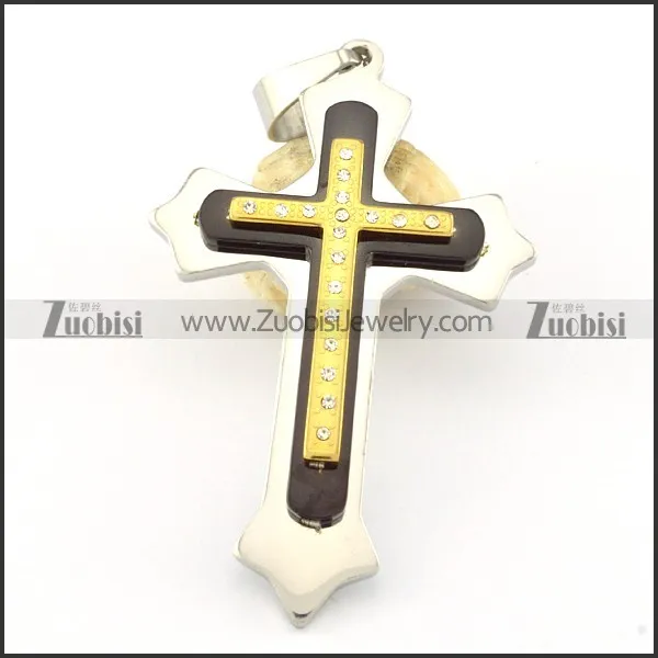 Stainless Steel Cross Pendant -p000686