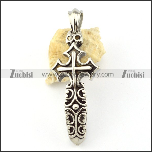 Stainless Steel Cross Pendant -p000627