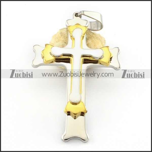 Stainless Steel Cross Pendant -p000683