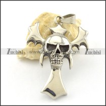attractive Stainless Steel Skull Pendants for men & bikers - p000484