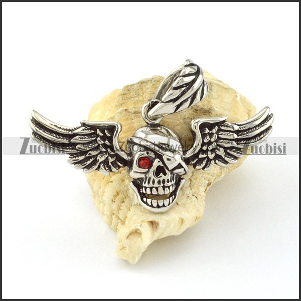 Stainless Steel Skull Pendant -p000743