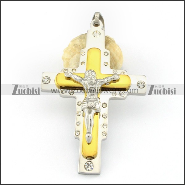 Stainless Steel Cross Pendant -p000690