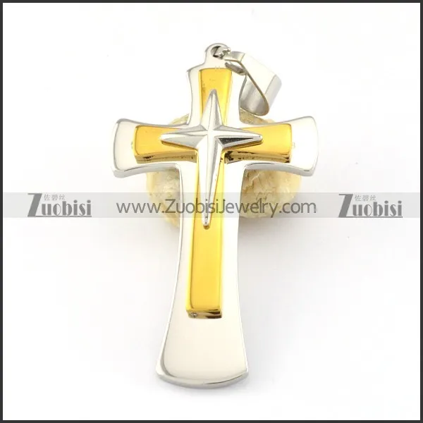 Stainless Steel Cross Pendant -p000673