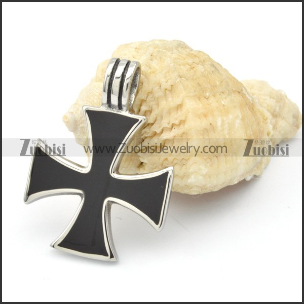 Stainless Steel Iron Cross Pendants -p000343