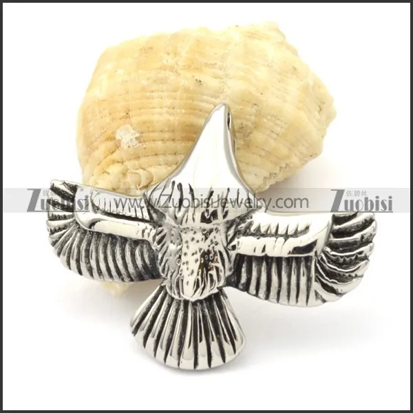 Stainless Steel Hawk Pendant -p000307