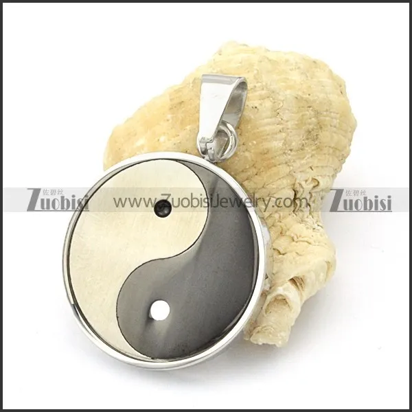 Stainless Steel Eight Diagrams Pendants -p000341