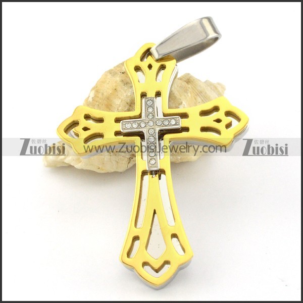 enjoyable nonrust steel Cross Pendants - p000572