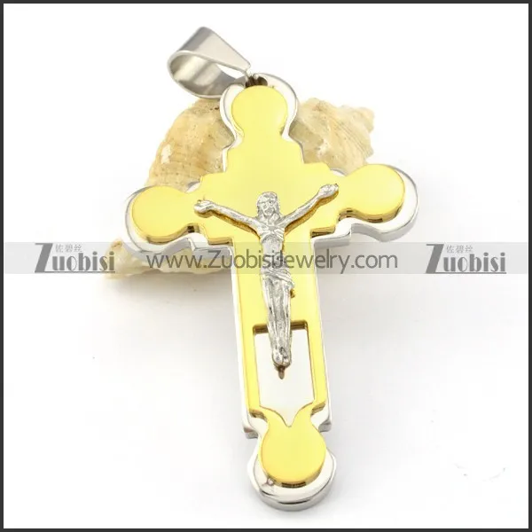 attractive 316L Steel Cross Pendants - p000574