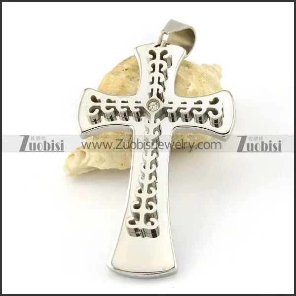 comely nonrust steel Cross Pendants - p000539