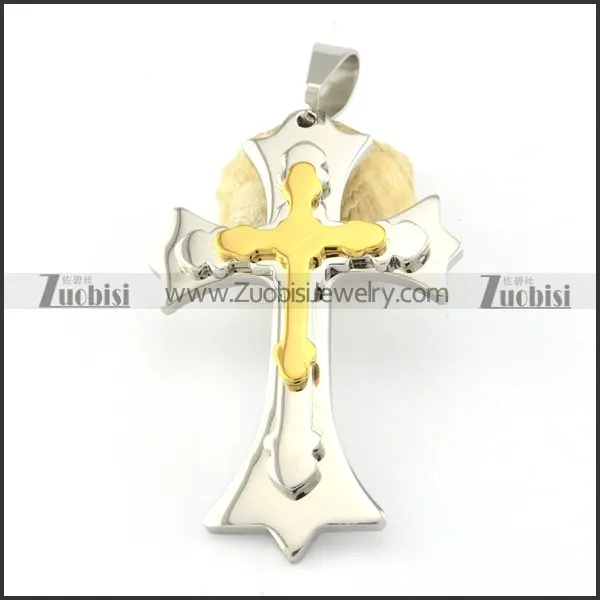 Stainless Steel Cross Pendant -p000675