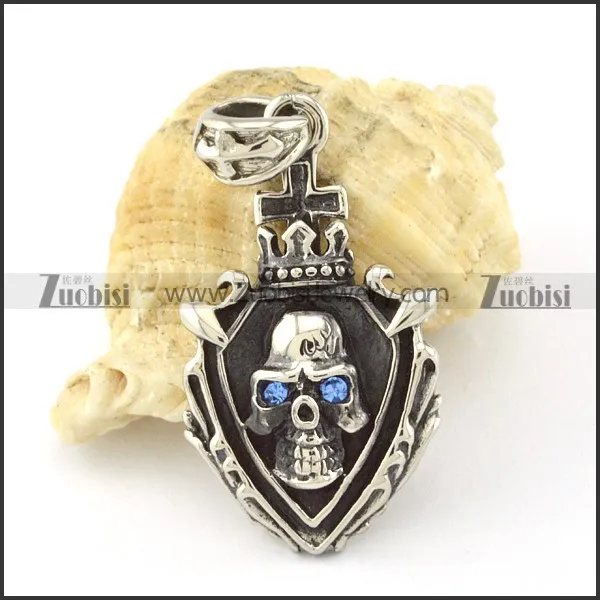 Stainless Steel Skull Pendant -p000752
