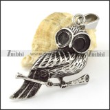 Stainless Steel owl Pendant -p000659