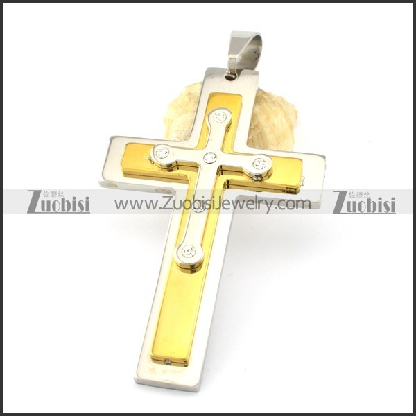 Stainless Steel Cross Pendant -p000678