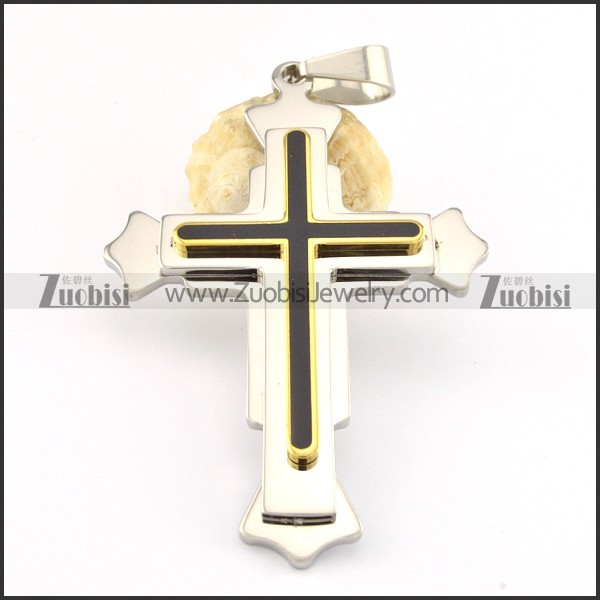 Stainless Steel Cross Pendant -p000680