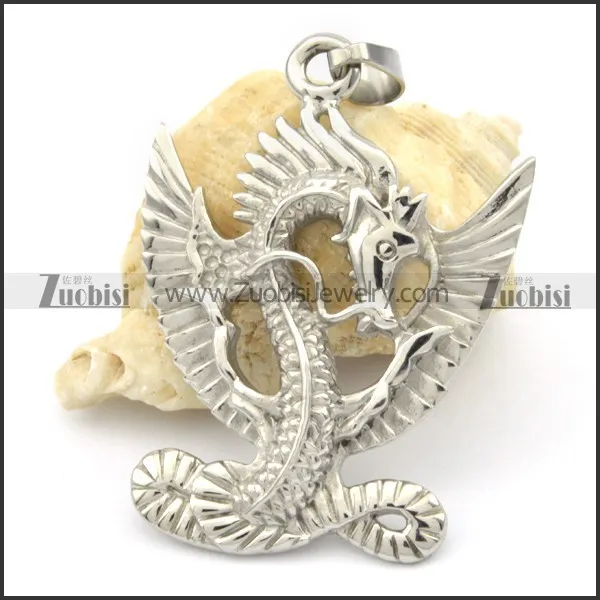 Stainless Steel the Dragon King Pendant -p000316