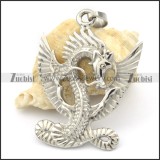 Stainless Steel the Dragon King Pendant -p000316