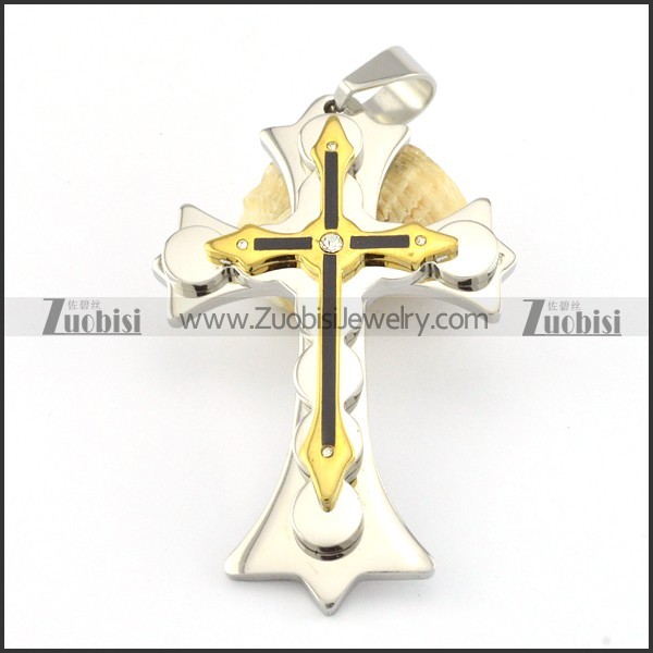 Stainless Steel Cross Pendant -p000679