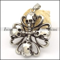 Stainless Steel Skull Pendants -p000435