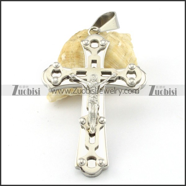 nice-looking oxidation-resisting steel Cross Pendants - p000554