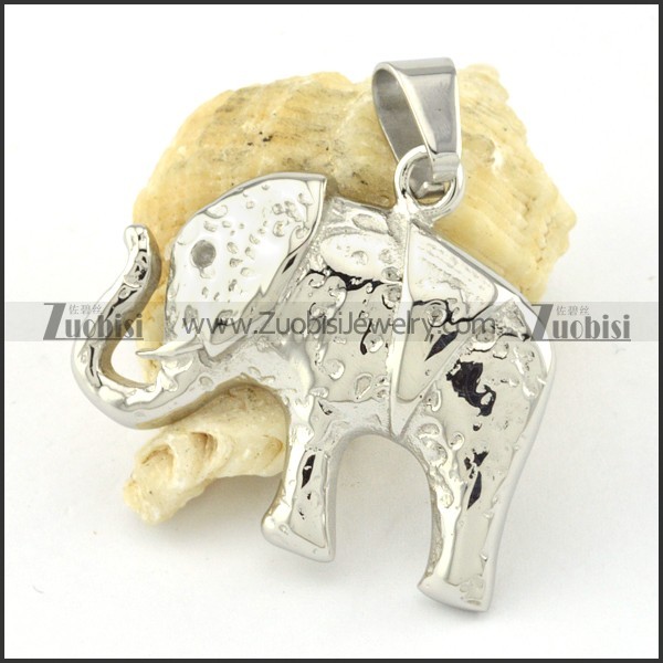 high quality oxidation-resisting steel Elephant Pendants - p000524