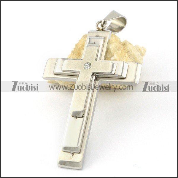 beautiful noncorrosive steel Cross Pendants - p000531