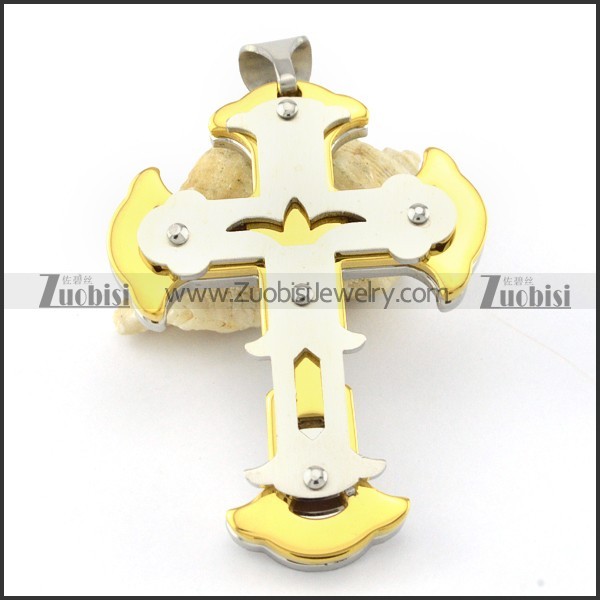 beautiful noncorrosive steel Cross Pendants - p000570