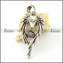 Stainless Steel Wolf Pendant -p000794