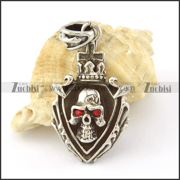 Stainless Steel Skull Pendant -p000751