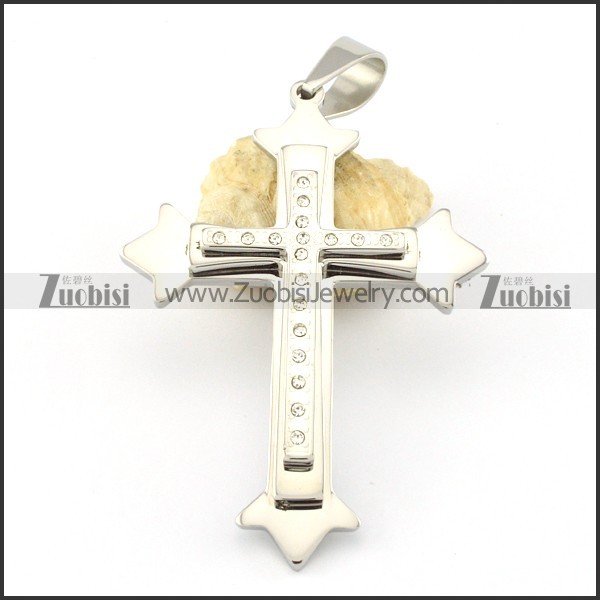 Stainless Steel Cross Pendant -p000685