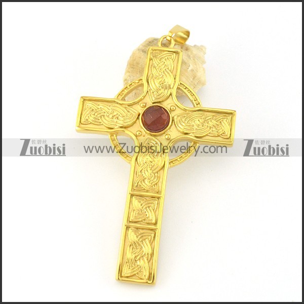 Stainless Steel Cross Pendant -p000607