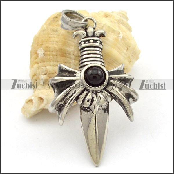 Stainless Steel sword Pendants -p000469