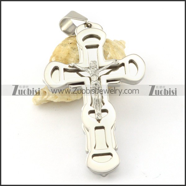 Stainless Steel Cross Pendants - p000575