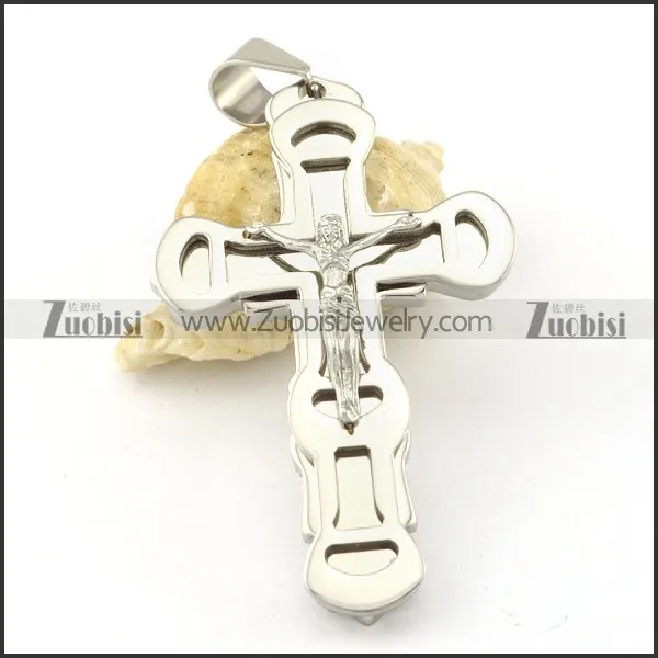 Stainless Steel Cross Pendants - p000575