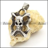 Stainless Steel Skull Pendants -p000427
