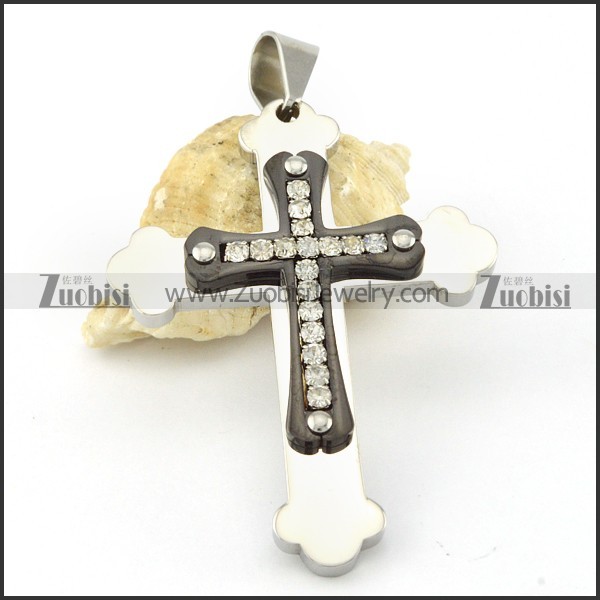 the best nonrust steel Cross Pendants - p000564