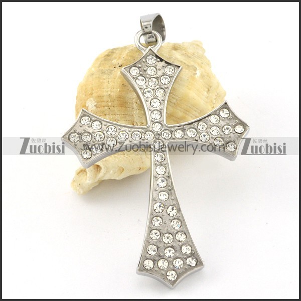 Stainless Steel Cross Pendants - p000509