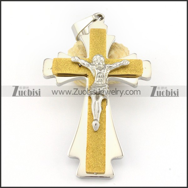 Stainless Steel Cross Pendant -p000695