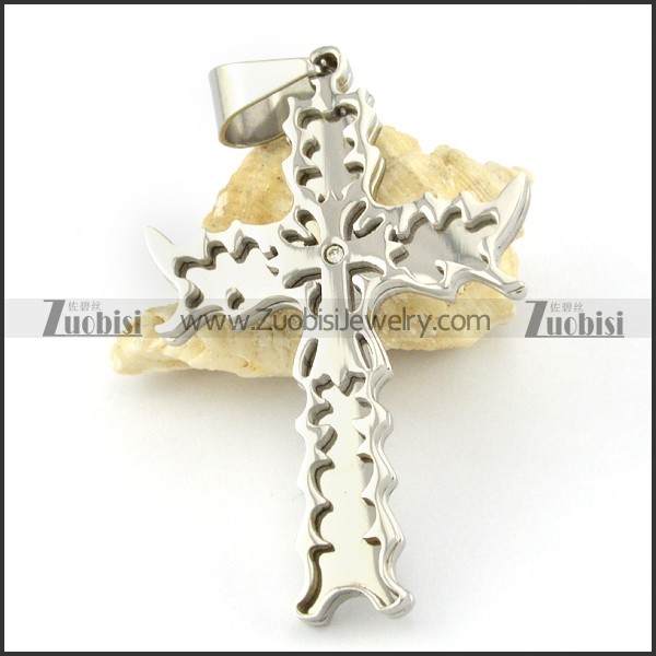 wonderful noncorrosive steel Cross Pendants - p000537