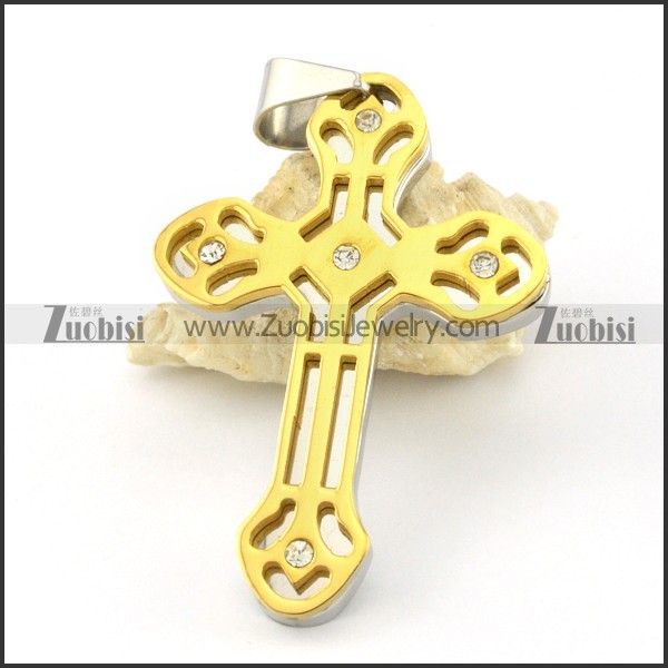 the best oxidation-resisting steel Cross Pendants - p000533