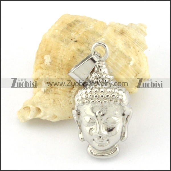 top quality 316L Steel Bodhisattva Pendants - p000516