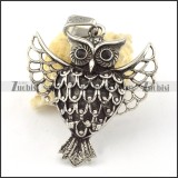 Stainless Steel Owl Pendant -p000644