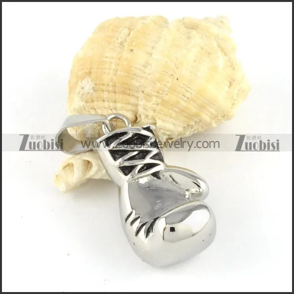 Stainless Steel Boxing Glove Pendants -p000334