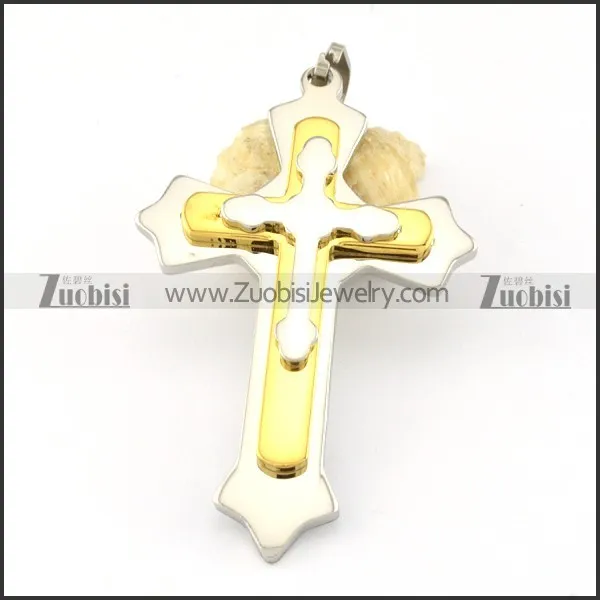 Stainless Steel Cross Pendant -p000676